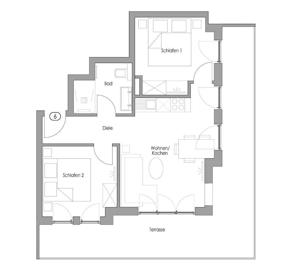 Haus Insulaner Tolle 6 Apartamento Norderney Exterior foto